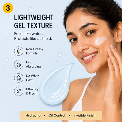 SOLARVEIL Oil Control Sunscreen Gel SPF 50 PA++++